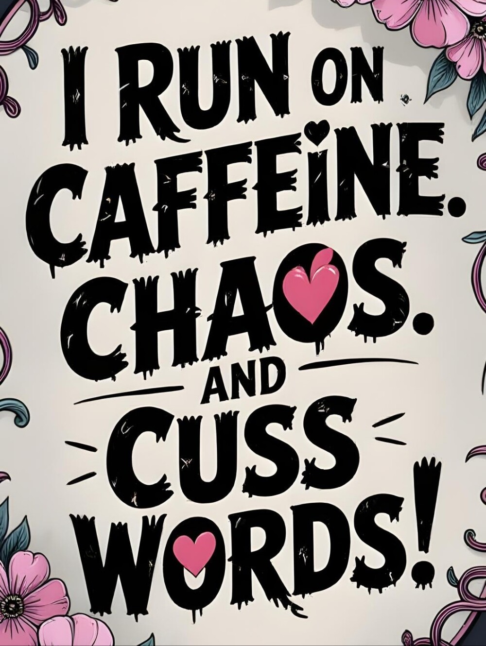 I Run On Caffeine Chaos and Cuss Words!!!!
